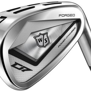 NEW LEFT HANDED Wilson D7 Forged 4-PW Iron Set KBS Tour Stiff Steel #154897