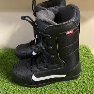 VANS Hi Standard Linerless Snowboard Boots Shoes Black/Gum Mens Size 11.5 US NEW