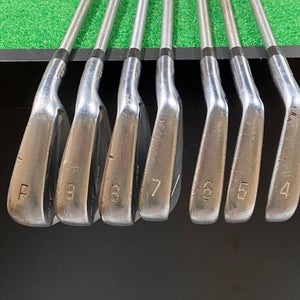 Mizuno JPX 919 Tour 4-PW Iron Set Extra Stiff KBS Tour C-Taper 130 RH - Used