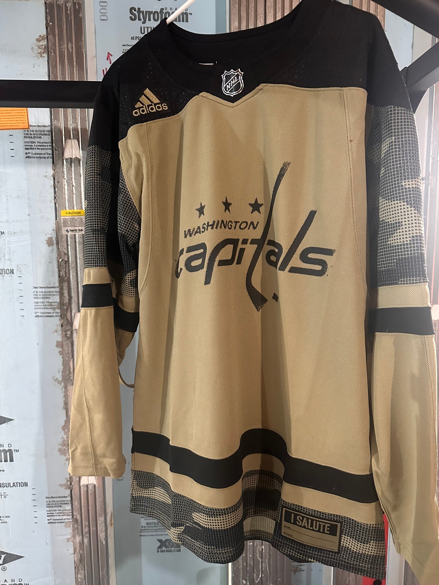Bidding Open For Capitals Military Appreciation Night Jersey's