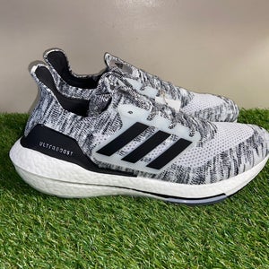 Adidas UltraBoost 21 Men's Size 13 US White Black Oreo Running Shoes GV7709 NEW