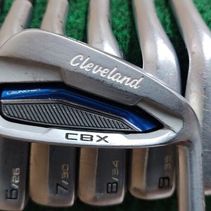 Cleveland Launcher CBX Golf Iron Set 4-PW DG DST 98 S300 Stiff Flex Steel Shaft