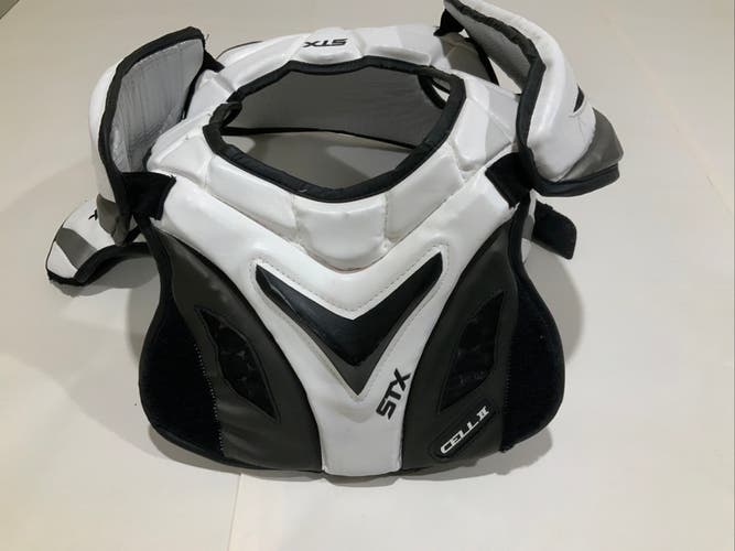 STX CELL II Lacrosse Chest/Shoulder/Upper Arm Pads (Pre-owned) Size Small - Very Good Condition