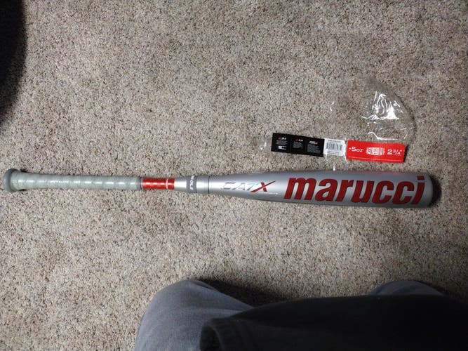 Used USSSA Certified 2023 Composite Marucci CAT X Composite Bat (-5) 27 oz 32"