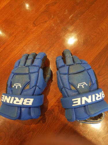Used Player's Brine King Superlight III Lacrosse Gloves 13"
