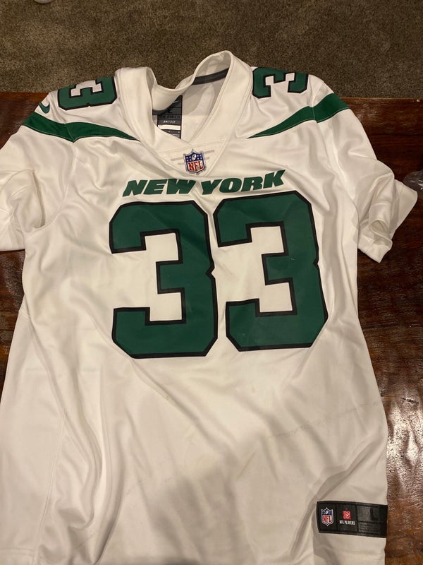 100% Authentic Nike “ Ramirez” New York Jets Football Away Jersey #00 Sz 52