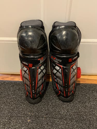 Used CCM JetSpeed FT370 Shin Pads 12”