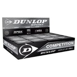 Dunlop Competition Squash Ball 12 Pack