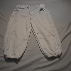 Rawlings Knickers Baseball Game Pants, White, Youth XL