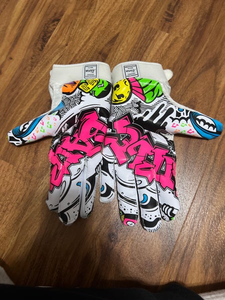 BATTLE, Accessories, Battle Sports Pink Youth Triple Threat Receiver  Gloves Size Medium