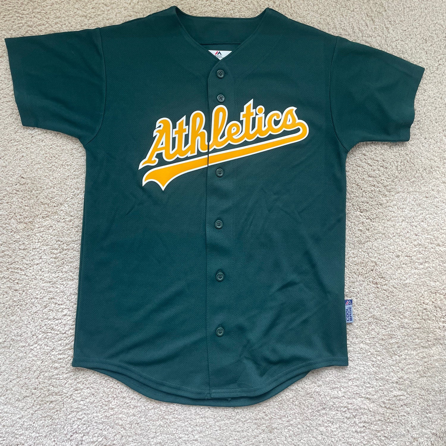  Majestic Athletic Oakland Athletics Full-Button Youth
