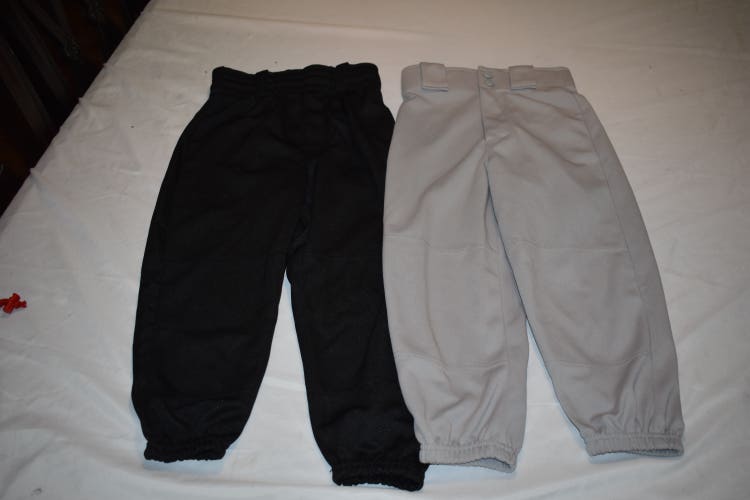 NEW - Rawlings Youth Baseball Pants, 2 Pair, Youth Small