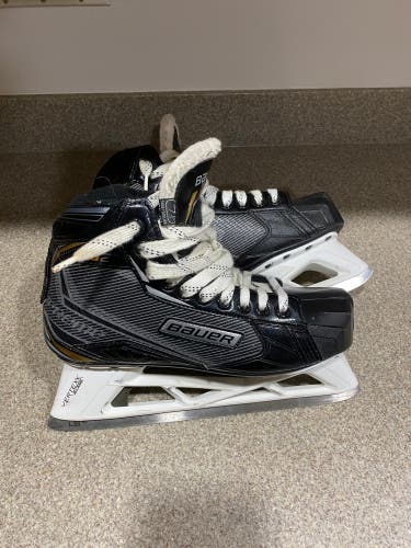 Used Bauer Regular Width  Size 7.5 Supreme S27 Hockey Goalie Skates
