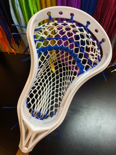 2x NEW Custom Generic Lacrosse Head Strung W/ Semi-soft Mesh