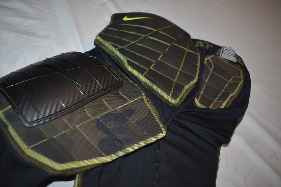 Nike Pro Combat Hyperstrong Protective Girdle, Black w/Camo, Adult