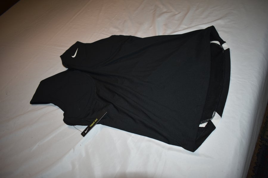 NIKE Vapor Speed Woven Padded Black White Padded Football Tights