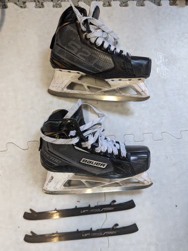 Bauer Supreme S27 Hockey Goalie Skates Regular Width Size 9.5 Senior