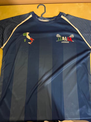 italy lacrosse shirt and shorts bundle