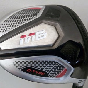 Taylor Made M6 D-Type 3 Wood 16* (Project X EvenFlow Stiff, LEFT) 3w LH
