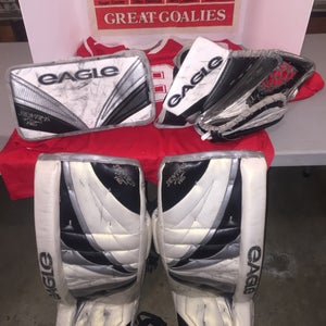 Used 36" Eagle Regular Sentry Pro 3 Goalie Full Set Pro Stock