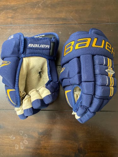 Bauer SR 13 gloves navy/gold