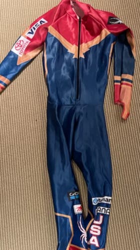 New Marvel US Ski Team Spyder Speed Suit FIS legal Size Medium