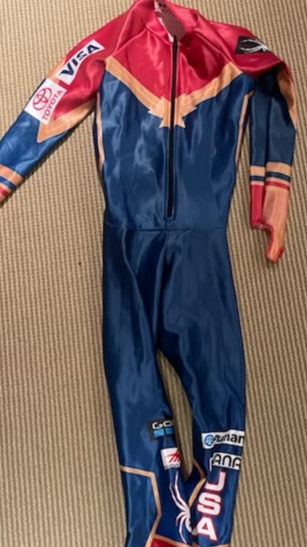 New Marvel US Ski Team Spyder Speed Suit FIS legal Size Medium