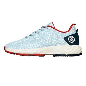 GFORE Ladies MG4+ Ghost Drop 3 Spikeless Golf Shoe - Light Blue/White/Red/Navy