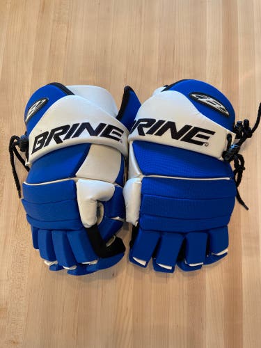 New Brine 13” L-33 Lacrosse Gloves Royal