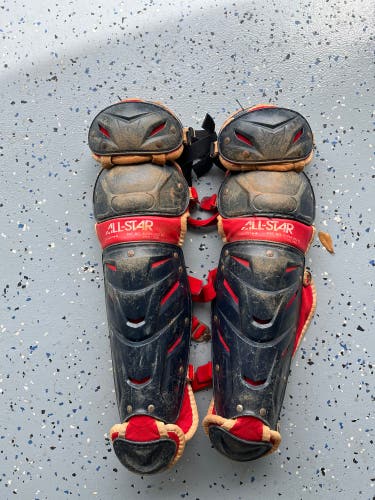 All Star System 7 Baseball Catcher’s Leg Guards