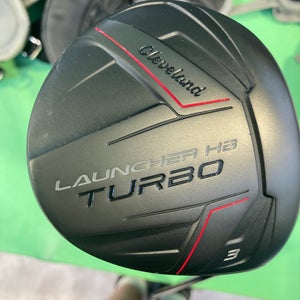 Used Men's Cleveland Launcher HB Turbo Right Fairway Wood Regular 3 Wood