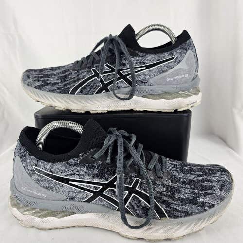 Asics Womens Gel Nimbus 23 1012A880 Gray Running Shoes Sneakers Size 9.5