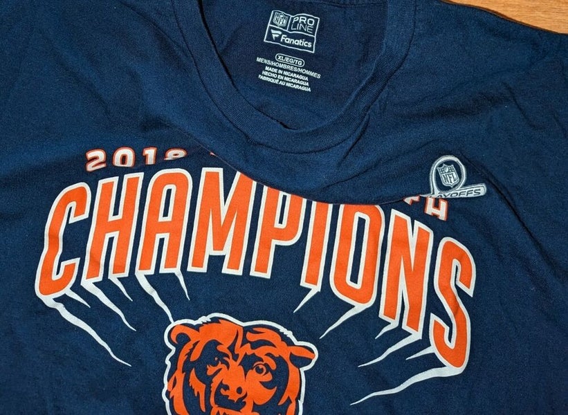 Chicago Bears Fanatics Shirt 2018 NFC North Division Champions