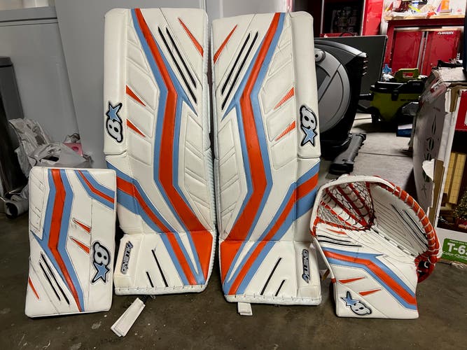 Used 33+1 Regular Brian's G-Netik V Pro Goalie Full Set