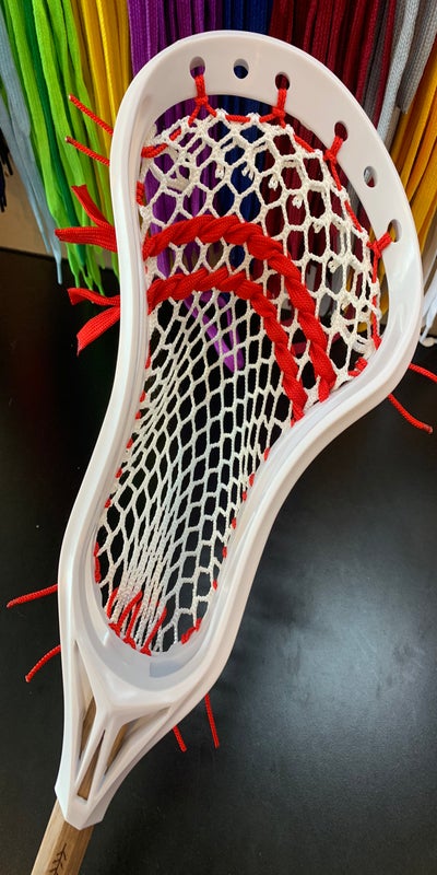 NEW Rare Reebok 10K Lacrosse head CUSTOM Strung w/ Semisoft mesh