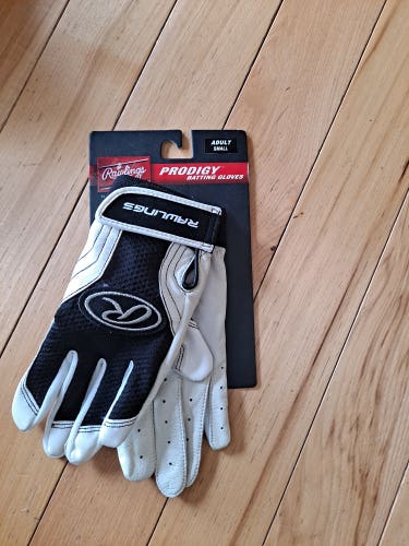 New Prodigy Adult Small Rawlings Batting Gloves
