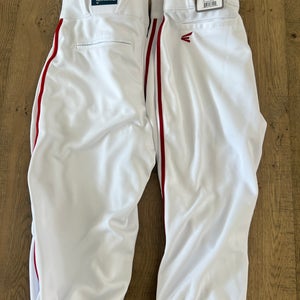 2 Pair White with Red Stripe youth knicker pants - youth XL