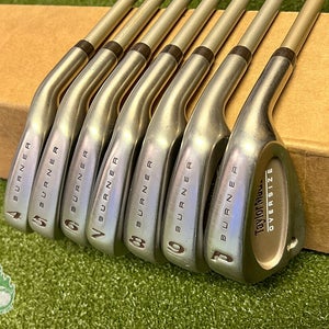 Used RH TaylorMade Burner Oversize Irons 4-PW 60g Ladies Graphite Golf Club Set