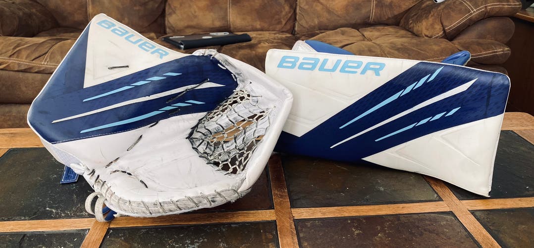 Custom Bauer Hyperlite Glove & Blocker