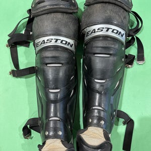 Used Easton Game Time Catcher's Leg Guard w/ Knee Savers