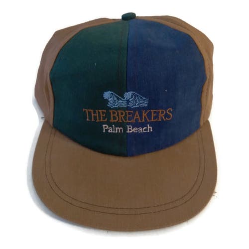 The Breakers Palm Beach Mens Strapback Cotton Twill Dad Cap