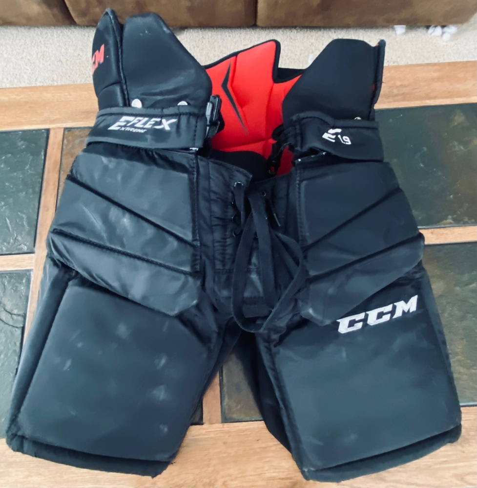 Used Large CCM  E-flex Extreme E1.9 Hockey Goalie Pants