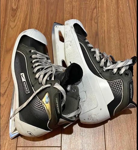 Used Bauer Regular Width  Size 9.5 Supreme one55 Hockey Goalie Skates