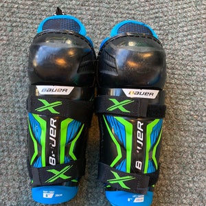 Used Bauer Shin Pads and Elbow Pads Kit