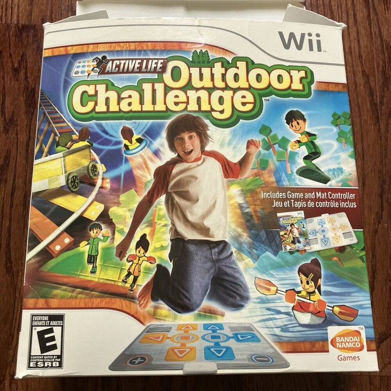 Nintendo Wii Active Life: Outdoor Challenge, Game & Mat Bundle Included Complete