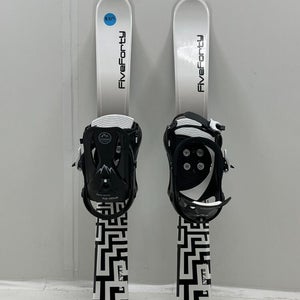 NEW! 100cm Five Forty Panzer Ski Blades w/ NEW Altitude Snowboard Bindings!