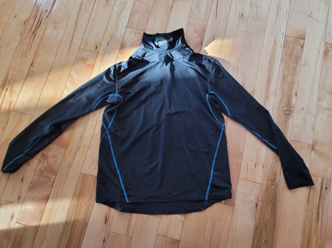 Bauer Kevlar shirt long sleeve neck guard - 3 shirts Senior Medium