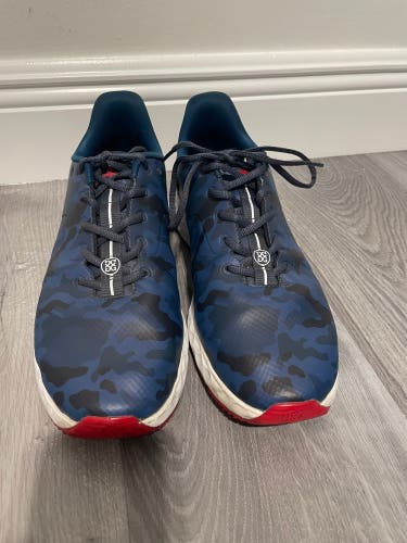 Men’s G/FORE Golf  Dark Blue & Black Camo “MG4+” Golf Shoes Size 11