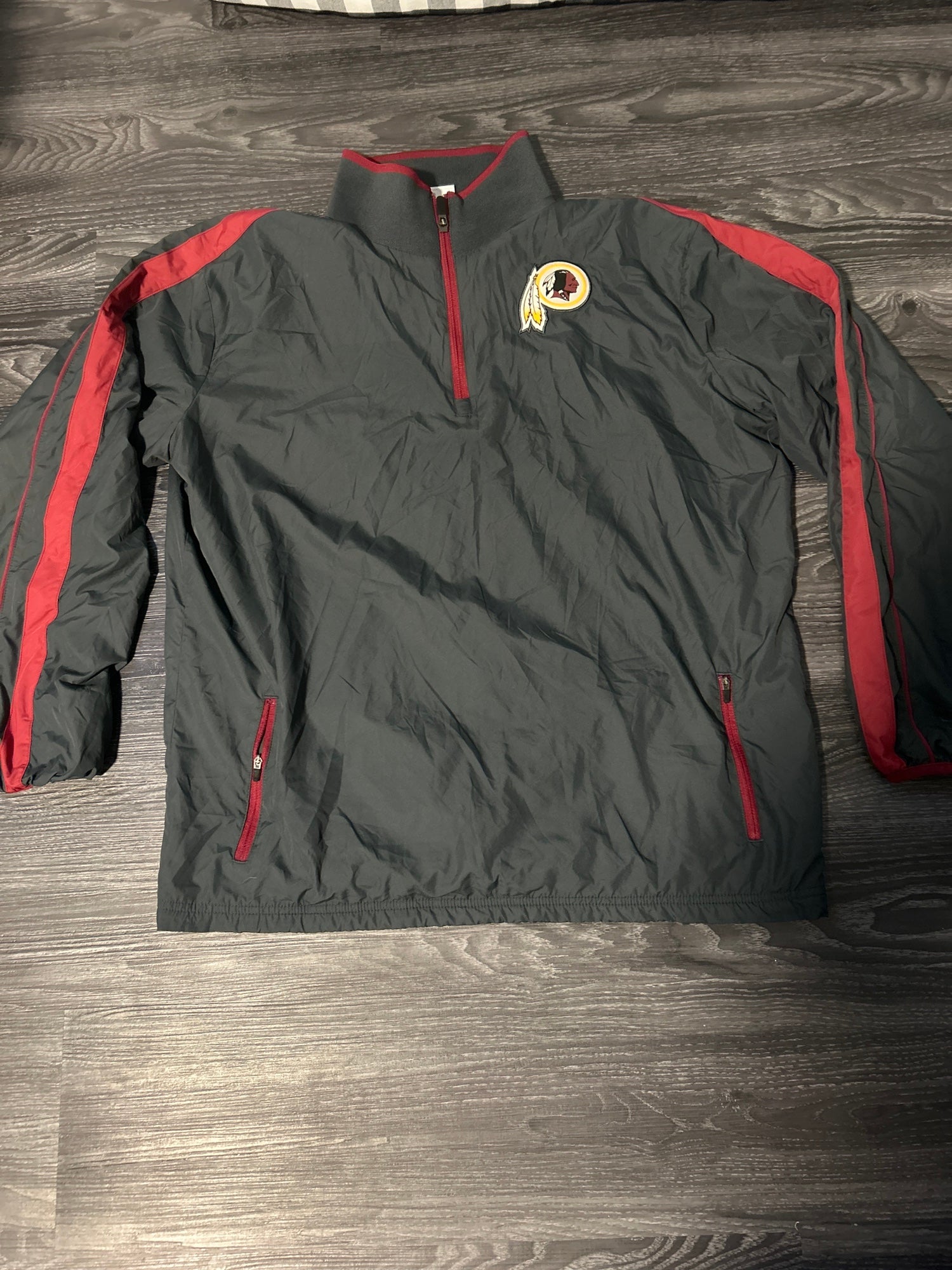 NEW G-III Washington Redskins Sports Men's Medium NFL Linebacker Twill  Jacket SR