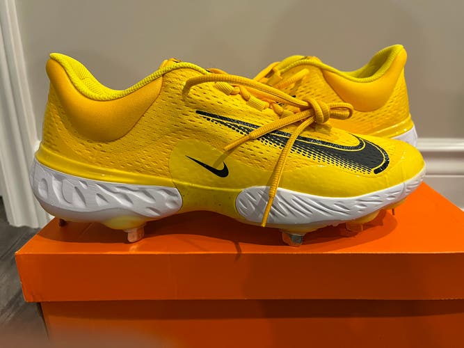 Nike Alpha Huarache Elite 4 Pro Baseball Cleats Size 10.5 Mexico WBC Yellow Rare